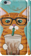 Чехол на iPhone 6 Зеленоглазый кот в очках "4054c-45-7105"