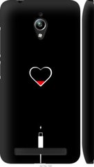 Чехол на Asus Zenfone Go ZC500TG Подзарядка сердца "4274c-160-7105"