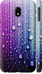 Чехол на Samsung Galaxy J3 (2017) Капли воды "3351c-650-7105"