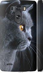 Чехол на LG G3 dual D856 Красивый кот "3038c-56-7105"