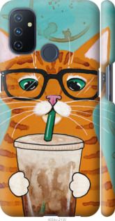 Чехол на OnePlus Nord N100 Зеленоглазый кот в очках "4054c-2130-7105"