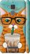 Чехол на Asus Zenfone 3 Max ZC520TL Зеленоглазый кот в очках "4054c-442-7105"