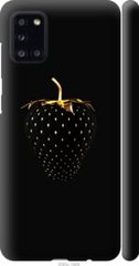 Чехол на Samsung Galaxy A31 A315F Черная клубника "3585c-1908-7105"