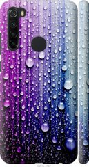 Чехол на Xiaomi Redmi Note 8 Капли воды "3351c-1787-7105"