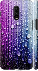 Чехол на OnePlus 6T Капли воды "3351c-1587-7105"