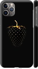Чехол на Apple iPhone 11 Pro Max Черная клубника "3585c-1723-7105"