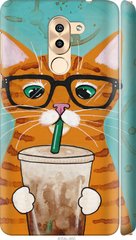 Чехол на Huawei GR5 2017 Зеленоглазый кот в очках "4054c-473-7105"