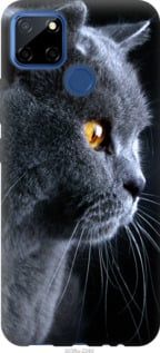 Чехол на Realme 7i Красивый кот "3038u-2486-7105"