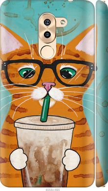 Чехол на Huawei GR5 2017 Зеленоглазый кот в очках "4054c-473-7105"
