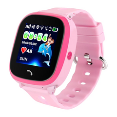 Водонепроницаемые часы Smart Baby Watch Aqua Q300-PLUS Розовые