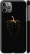 Чехол на Apple iPhone 11 Pro Max Черная клубника "3585c-1723-7105"