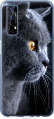 Чехол на Realme 7 Красивый кот "3038u-2081-7105"