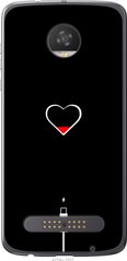 Чехол на Motorola Moto Z2 Play Подзарядка сердца "4274u-1001-7105"
