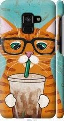 Чехол на Samsung Galaxy A8 2018 A530F Зеленоглазый кот в очках "4054c-1344-7105"