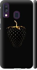 Чехол на Samsung Galaxy A40 2019 A405F Черная клубника "3585c-1672-7105"