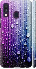 Чехол на Samsung Galaxy A40 2019 A405F Капли воды "3351c-1672-7105"
