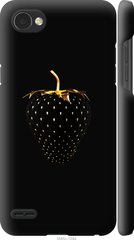 Чехол на LG Q6 Черная клубника "3585c-1094-7105"
