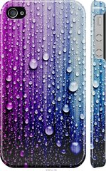 Чехол на Apple iPhone 4 Капли воды "3351c-15-7105"