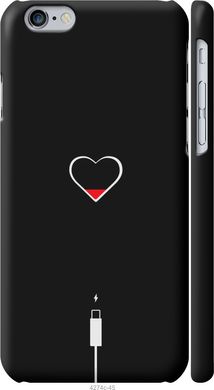 Чехол на iPhone 6 Подзарядка сердца "4274c-45-7105"