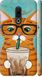 Чехол на Meizu 16th Зеленоглазый кот в очках "4054c-1559-7105"