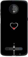 Чехол на Motorola Moto Z3 Play Подзарядка сердца "4274u-1393-7105"