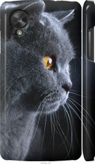Чехол на LG Nexus 5 Красивый кот "3038c-57-7105"