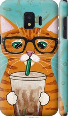Чехол на Samsung Galaxy J2 Core Зеленоглазый кот в очках "4054c-1565-7105"