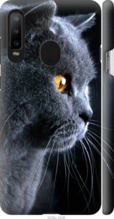 Чехол на Samsung Galaxy A8S Красивый кот "3038c-1636-7105"
