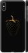 Чехол на Apple iPhone XS Max Черная клубника "3585c-1557-7105"