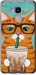 Чехол на Huawei GT3 Зеленоглазый кот в очках "4054u-472-7105"