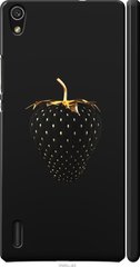 Чехол на Huawei Ascend P7 Черная клубника "3585c-49-7105"
