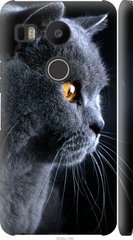 Чехол на LG Nexus 5X H791 Красивый кот "3038c-150-7105"