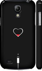 Чехол на Samsung Galaxy S4 mini Duos GT i9192 Подзарядка сердца "4274c-63-7105"