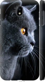 Чехол на Samsung Galaxy J7 J730 (2017) Красивый кот "3038c-786-7105"