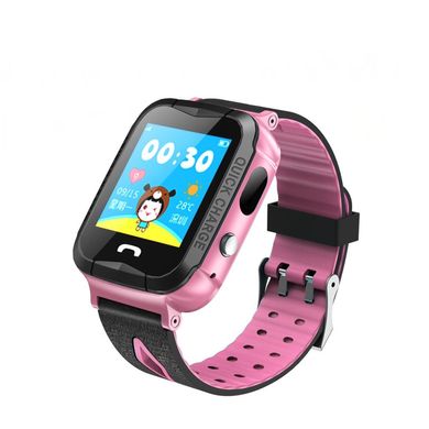 Водонепроницаемые часы с GPS Smart Baby Watch Aqua V6G (IQ600) Розовый