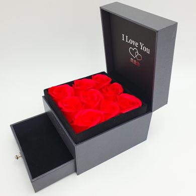 Подарочная коробка I Love You Мыльные розы UTM