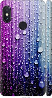 Чехол на Xiaomi Redmi Note 5 Капли воды "3351c-1516-7105"