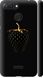 Чехол на Xiaomi Redmi 6 Черная клубника "3585c-1521-7105"