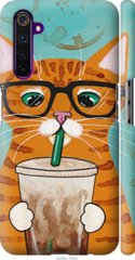Чехол на Realme 6 Pro Зеленоглазый кот в очках "4054c-1893-7105"
