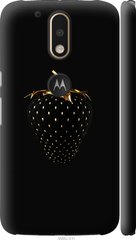 Чехол на Motorola MOTO G4 Черная клубника "3585c-511-7105"