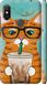 Чехол на Xiaomi Redmi Note 6 Pro Зеленоглазый кот в очках "4054c-1551-7105"