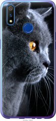 Чехол на Realme 3 Pro Красивый кот "3038u-1863-7105"