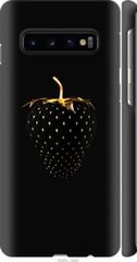 Чехол на Samsung Galaxy S10 Черная клубника "3585c-1640-7105"