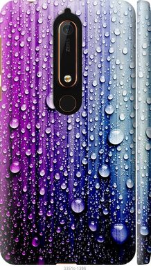 Чехол на Nokia 6.1 Капли воды "3351c-1628-7105"