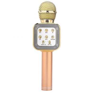 Беспроводной микрофон-караоке WS-1818 Gold