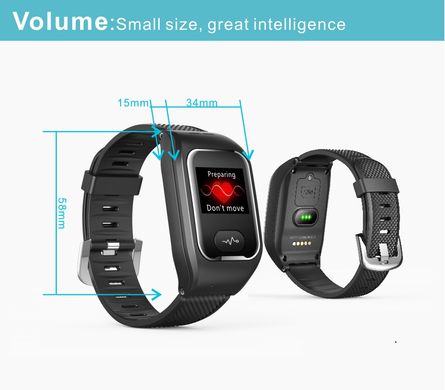 Умные часы-телефон с 4G и GPS для пожилых людей Smart Health L05 с кнопкой SOS, измерением давления, пульса, температуры тела и датчиком падения Черный