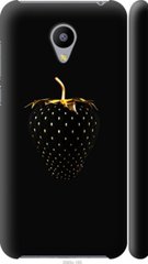 Чехол на Meizu M2 Черная клубника "3585c-185-7105"