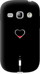 Чехол на Samsung Galaxy Fame S6810 Подзарядка сердца "4274u-254-7105"
