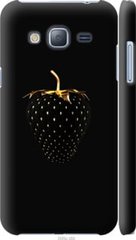 Чехол на Samsung Galaxy J3 Duos (2016) J320H Черная клубника "3585c-265-7105"