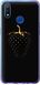 Чехол на Realme X Lite Черная клубника "3585u-2030-7105"